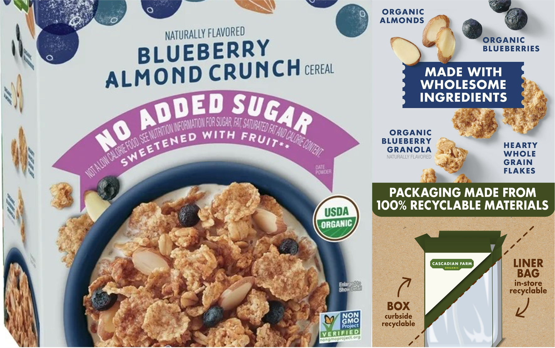 Cascadian Farm Blueberry Almond Crunch